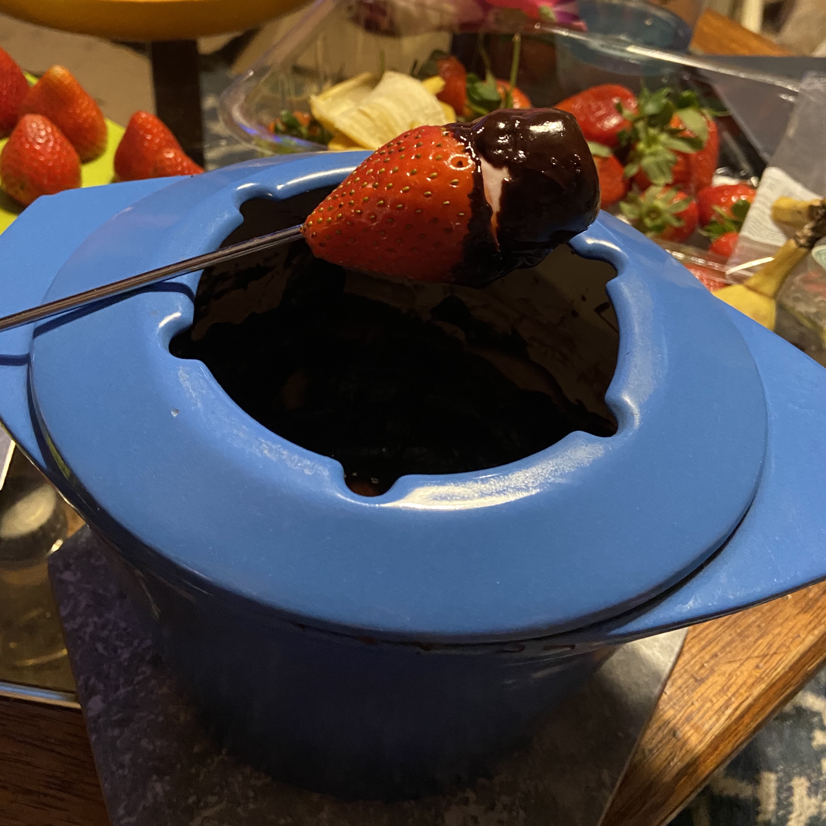 Chocolate Amaretto Fondue